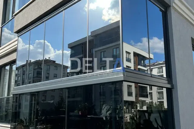 Apartman Aynalı Cam Filmi Uygulamasısı - içeriyi göstermeyen cam filmi İstanbul uygulama örneği