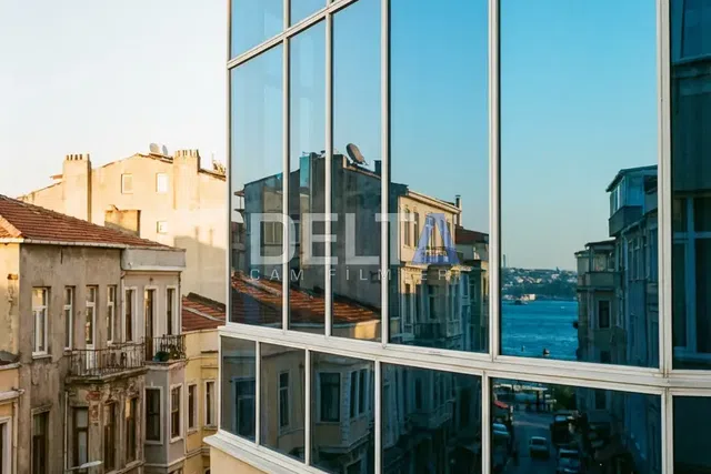 Balkon Camı Mavi Tonlu Cam Filmi Uygulamasısı - içeriyi göstermeyen cam filmi İstanbul uygulama örneği