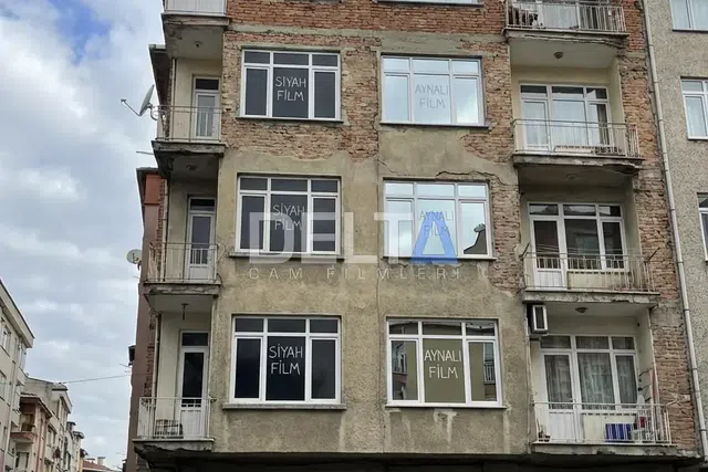 Ev Aynalı Cam Filmi Uygulamasısı - içeriyi göstermeyen cam filmi İstanbul uygulama örneği