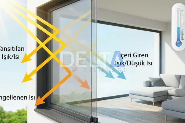 Restoran Cam Filmi Isı Kontrolü Uygulaması - içeriyi göstermeyen cam filmi İstanbul uygulama örneği